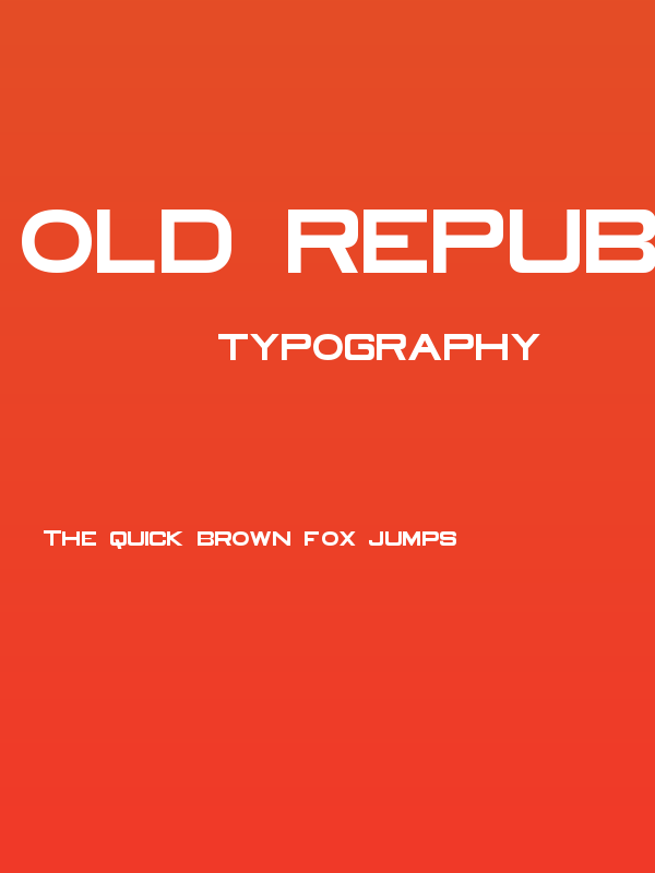 Old Republic Bold Poster