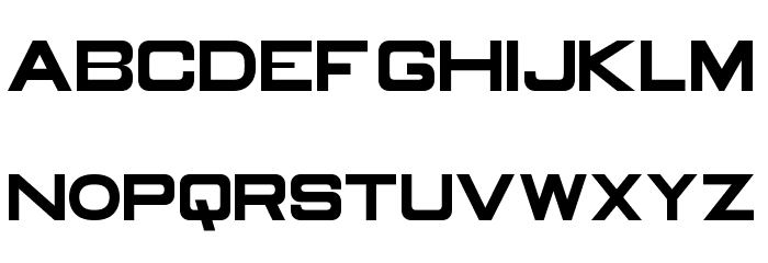 Old Republic Bold Font LOWERCASE