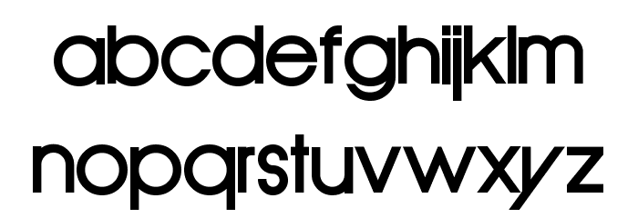Old Republic Bold Font Litere mici