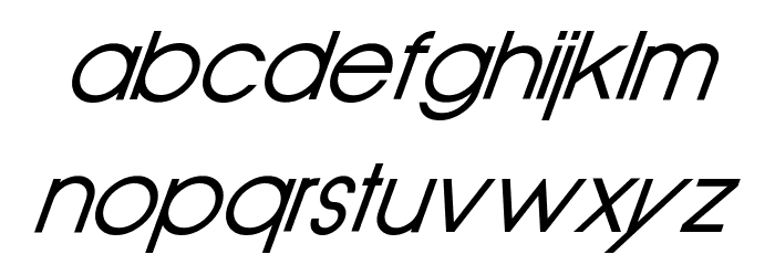 Old Republic Italic Font LOWERCASE