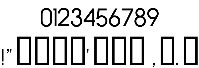 Old Republic Font OTHER CHARS