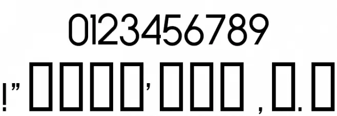 Old Republic Font OTHER CHARS