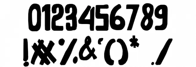 Old River Font OTHER CHARS