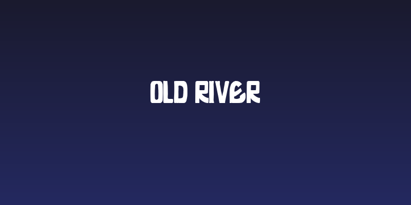 Old River Social Header