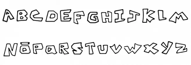 Old Roblox Font Regular Fuentes MAYÚSCULAS
