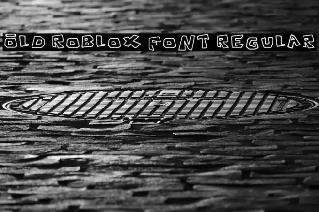 Old Roblox Font Regular Caratteri examples