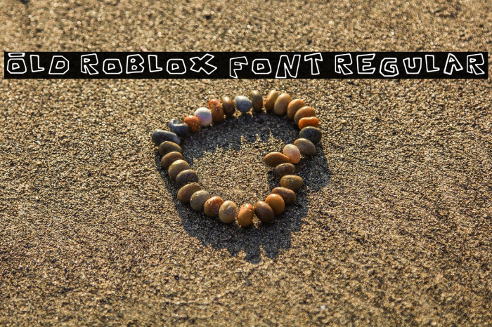 Old Roblox Font Regular Example 3