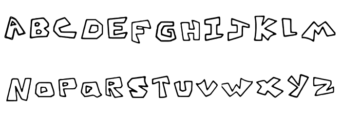 Old Roblox Font Regular Font LOWERCASE