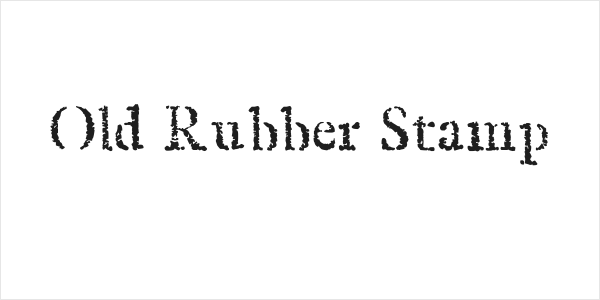 Old Rubber Stamp Logo