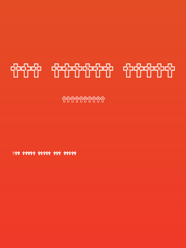 Old Rugged Cross Poster