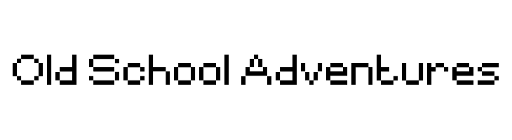 Old School Adventures  Free Fonts Download