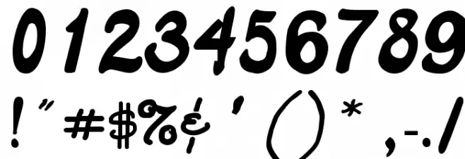 Old School Class Font OTHER CHARS