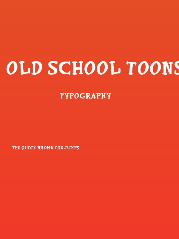 Old School Toons Poster