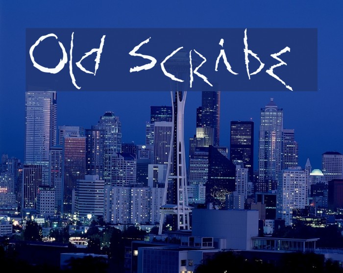 Old Scribe Font examples