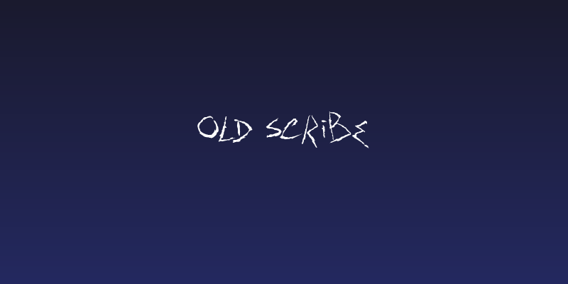 Old Scribe Social Header