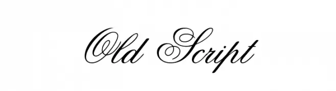 Old Script  baixar fontes gratis