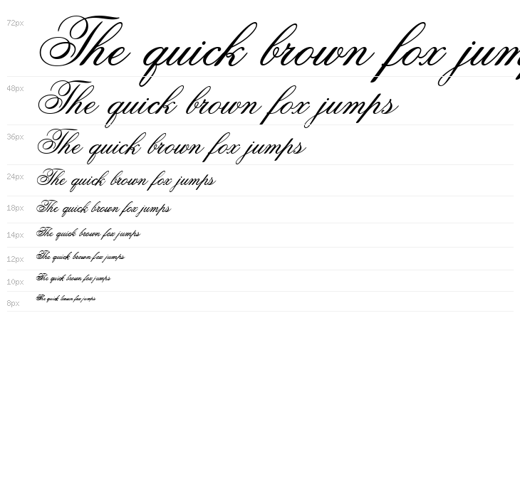 Old Script Waterfall