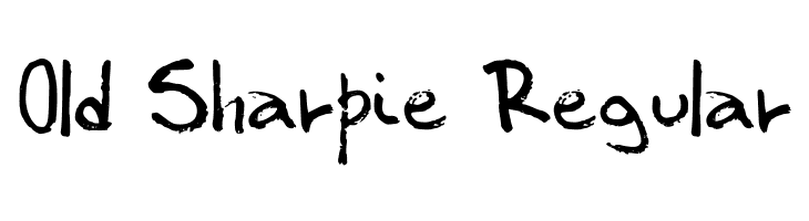 Old Sharpie Regular  免费字体下载