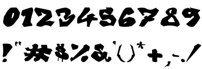 Old Skool Graff Font OTHER CHARS