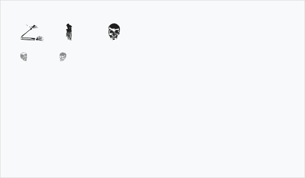 Old Skull Hellron Business Card