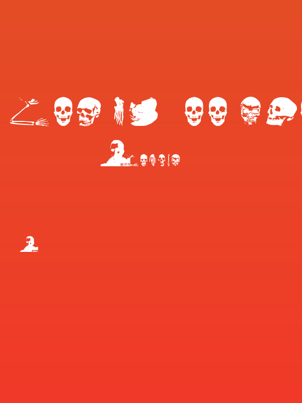 Old Skull Hellron Poster