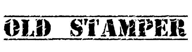 Old Stamper  Frei Schriftart Herunterladen