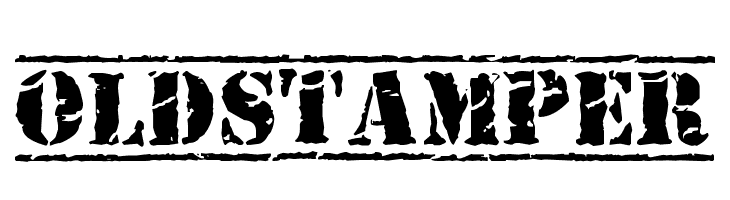 Old Stamper  नि: शुल्क फ़ॉन्ट्स डाउनलोड