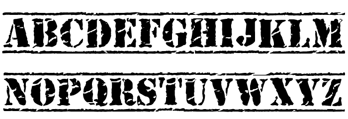 Old Stamper Font LOWERCASE