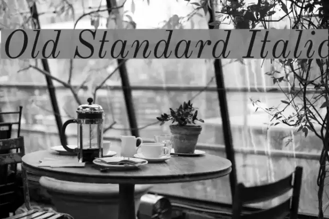 Old Standard Italic examples
