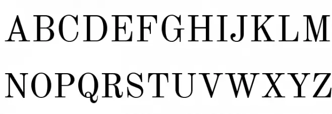 Old Standard Regular Caratteri MAIUSCOLE