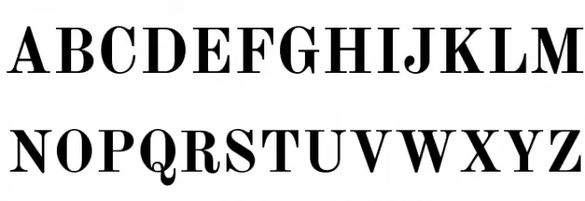 Old Standard TT Bold Schriftart Groß