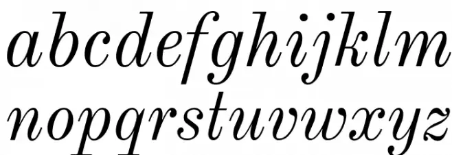 Old Standard TT Italic フォント 小文字