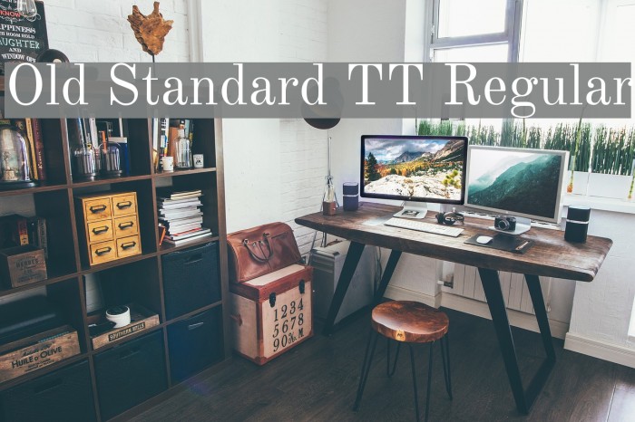 Old Standard TT Regular Font examples