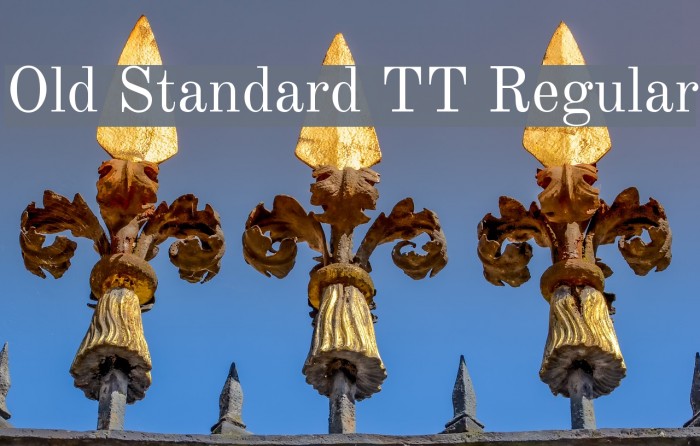 Old Standard TT Regular Font examples