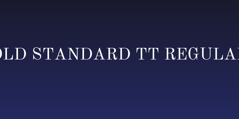Old Standard TT Regular Social Header