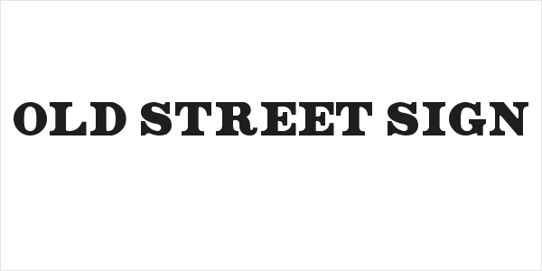 Old Street Sign Logo