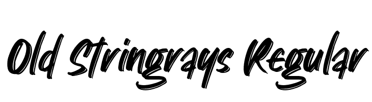 Old Stringrays Regular  Free Fonts Download