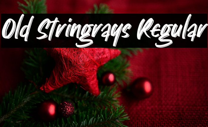 Old Stringrays Regular Example 1