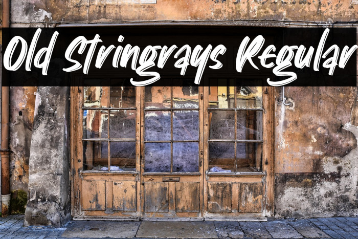 Old Stringrays Regular Example 2