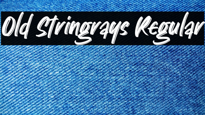 Old Stringrays Regular Example 3