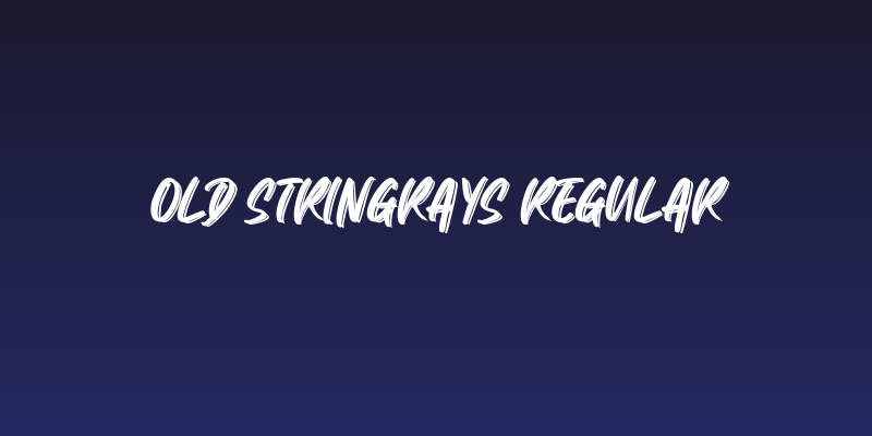 Old Stringrays Regular Social Header