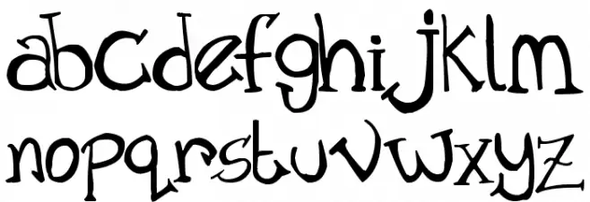 Old Time Villain 字体 小写