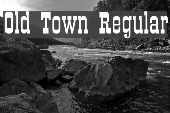 Old Town Regular Font examples