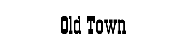 Old Town Font