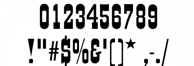 Old Town Font OTHER CHARS