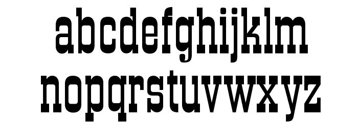 Old Town Font LOWERCASE