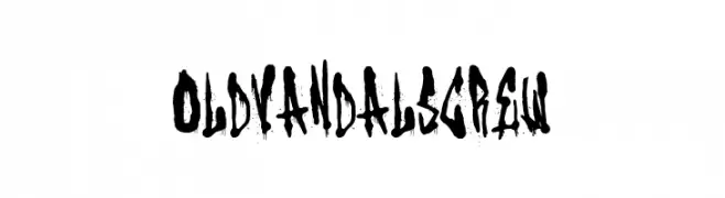 Old Vandals Crew  フリーフォントのダウンロード