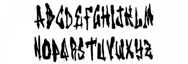 Old Vandals Crew Caratteri MINUSCOLO