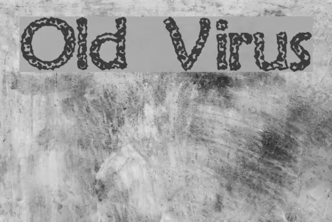 Old Virus Font examples