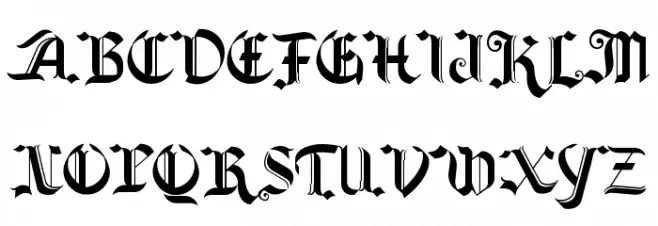 Old Wise Lord Font UPPERCASE